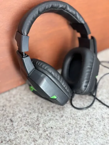 Fone de Ouvido Headset Gamer Askari XBOX ONE Warrior Verde Multilaser PH291