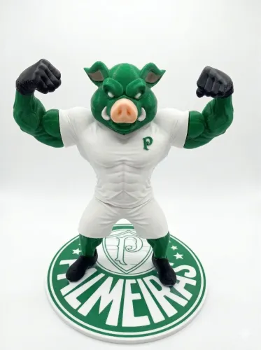 Mascote 3D Palmeiras