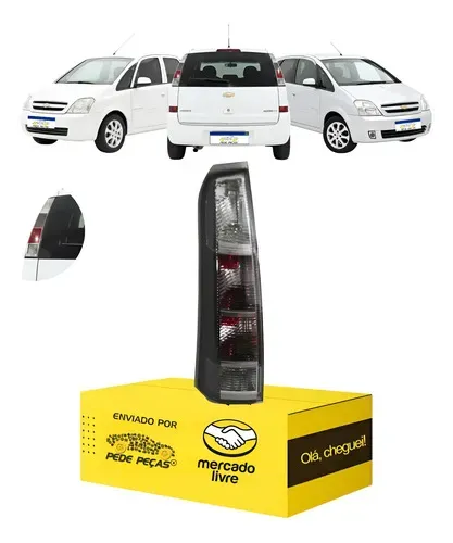 Sinaleira Traseira Chevrolet Meriva 2009 10 11 2012 Fumê Le Esquerdo/motorista