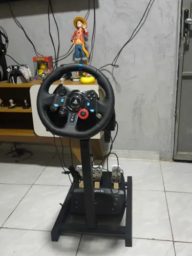Volante Logitech G29 Driving Force Para Ps5, Ps4, Ps3 E Pc + suporte