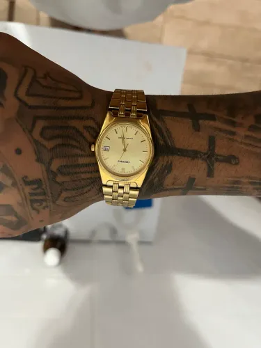 Relógio orient original dourado
