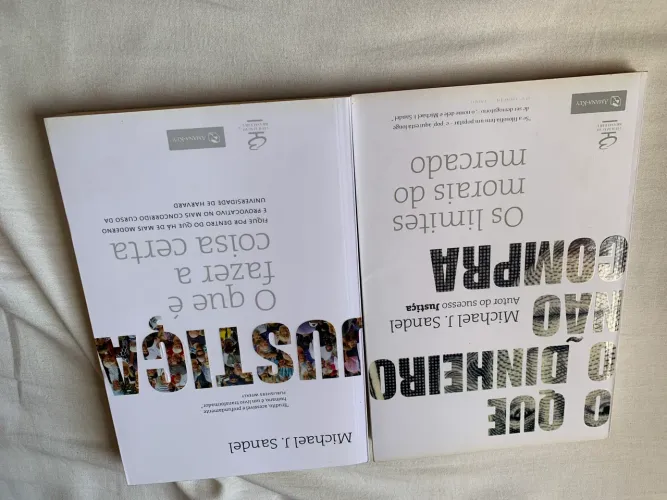 Coleção 02 livros de Michael J. Sandel