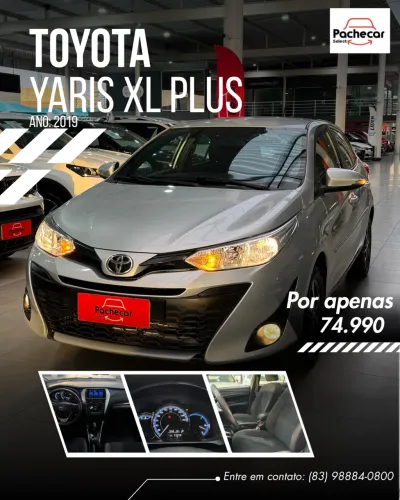 Toyota Yaris XL Plus Tech 1.3 Flex 16V Aut. 2019