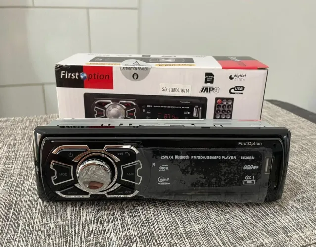 Radio Automotivo Bluetooth Pendrive, Radio FM,, Saida RCA<br>