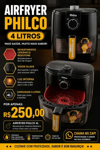 Airfryer Philco 4 Litros