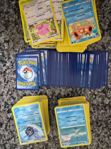 2000 cartas pokemon - borda amarela