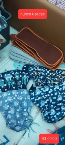 Fralda sustentável com absorvente