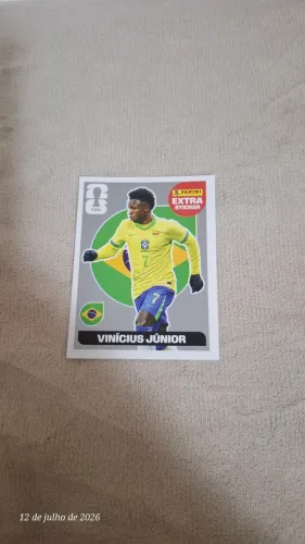 Figurinha Vini Jr. Legend prata