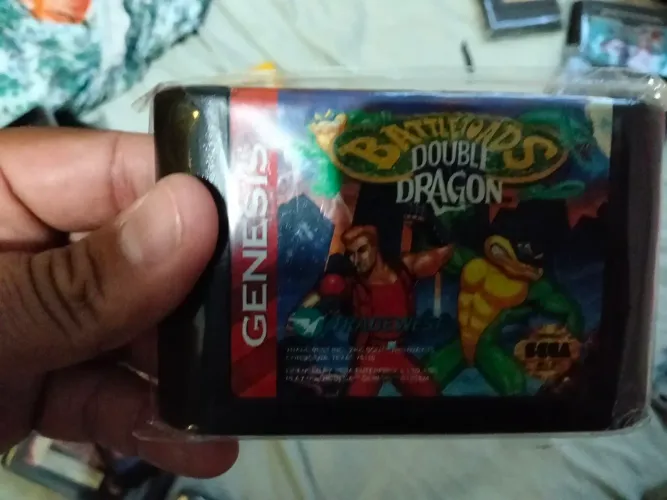 Battletoads & Double Dragon mega drive original 