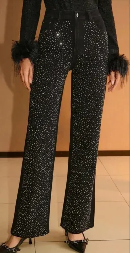 Calça brilho NUNCA USADA tam P