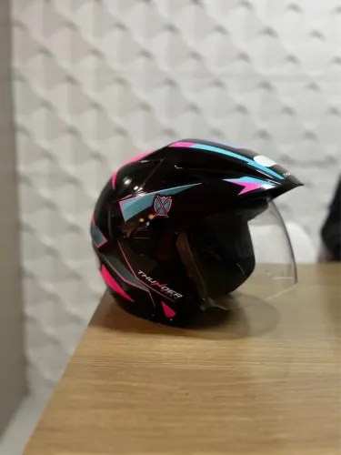 Capacete Feminino Aberto Thunder - Nº 60
