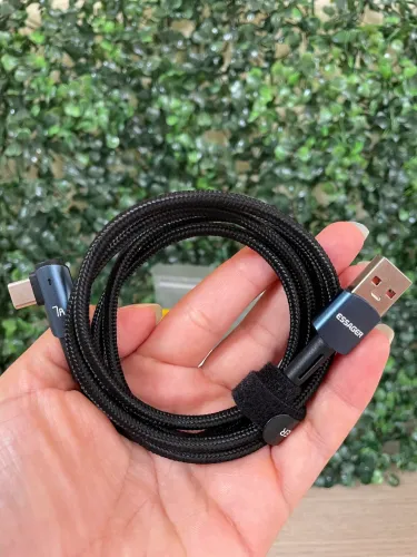 Cabo ESSAGER 90 Graus USB para C 100W 6A