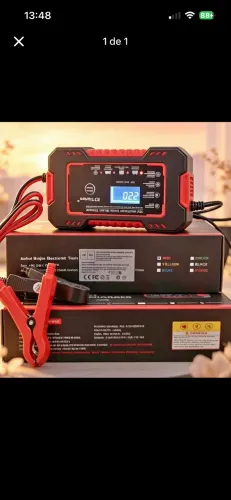 Carregador de bateria automotivo inteligente 12v Corro moto e caminhão