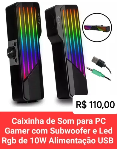 Caixinha de som PC 