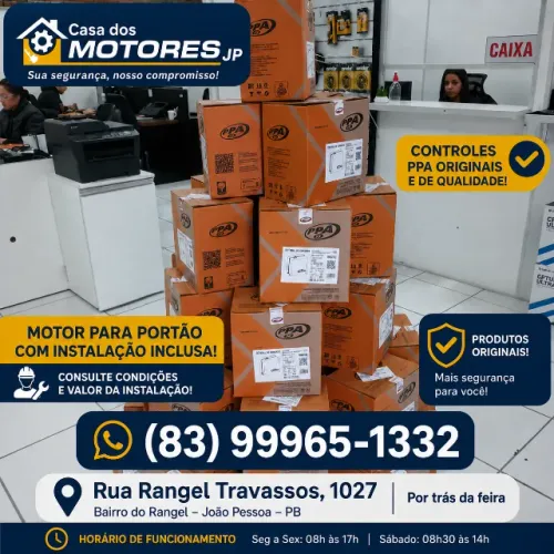 MOTOR PARA PORTÃO PPA DZ STARK 300 SP COM INSTALAÇÃO INCLUSA