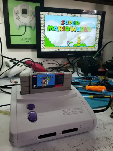 Super nintendo modelo baby