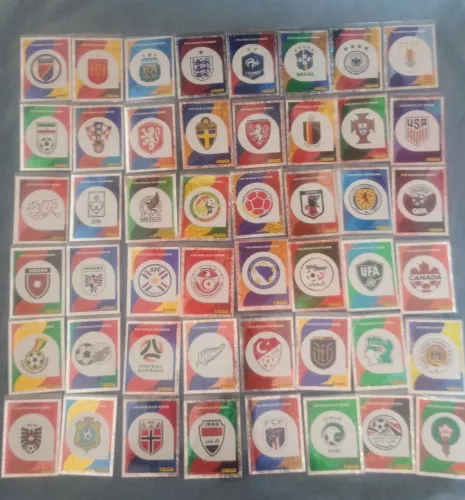 Figurinhas da Copa de 2026 Escudos