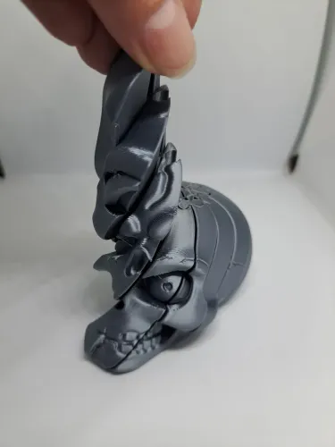 Caveira Torcida 3D -Fidget