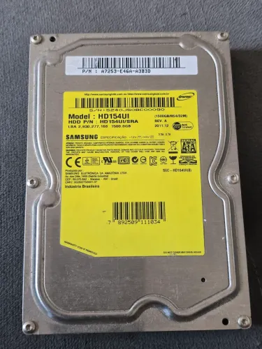 HD 3.5" Samsung 1.5TB (Alerta de saúde)