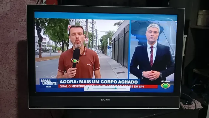 Tv Sony 42 polegadas detalhe na tela pouca coisa 1 hdmi VGA av sem pé sem controle 