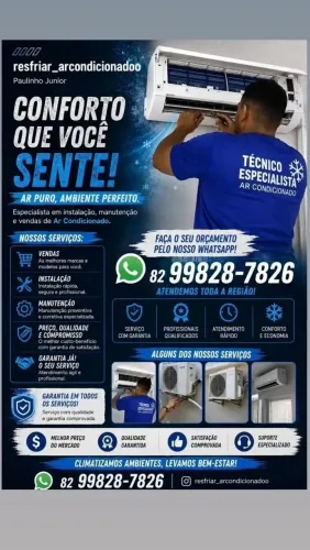 Instalação de ar condicionado