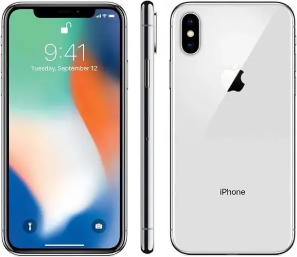 iPhone X branco de 256GB