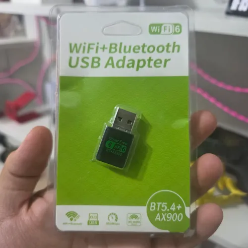 Adaptador USB Wifi + Bluetooth para Computador, Pc Gamer, Notebook, AMD, Intel, Desktop