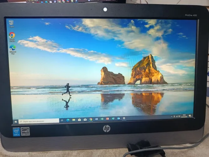 All in one hp pro one top  core i5 4590 8gb memória SSD 240 com entrada RS 232 
