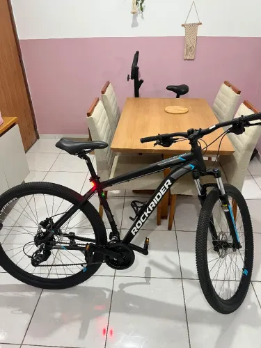 Bicicleta Rockrider ST 120 Aro 29 NOVA 0KM + Cadeado Elleven 21v Freio Disco L