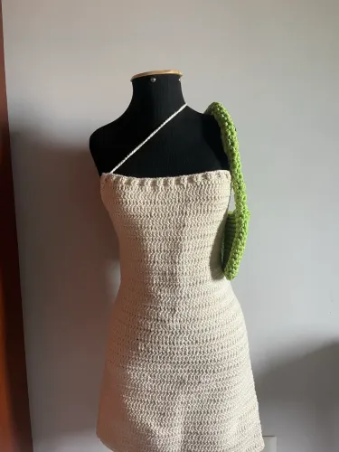 Vestido de crochê
