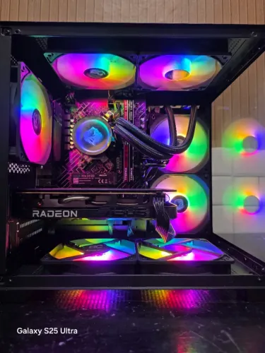 Computador Gamer Ryzen 5 5500 RX 7600 16GB SSD 500GB
