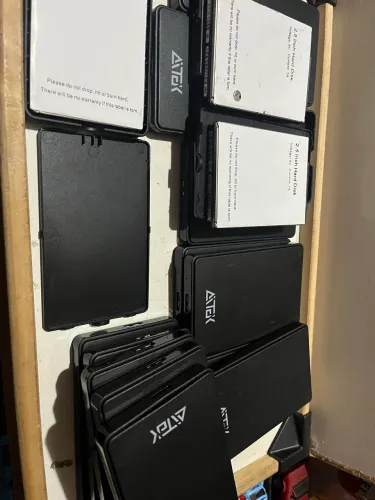 17 discos rígidos externos portáteis de 2,5 c/ defeito