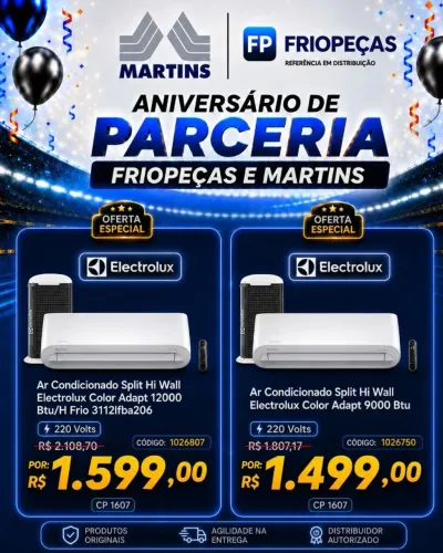 Compre ar condicionado para sua loja com diversos tamanhos 