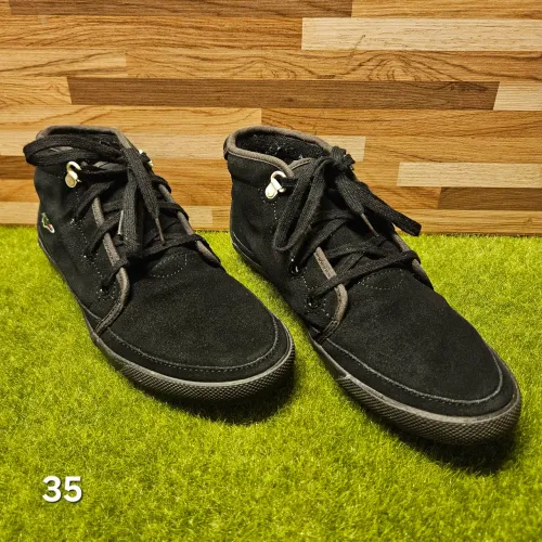 Tênis Cano Alto Lacoste Camurça 35