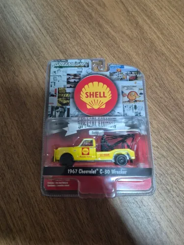 1967 Chevy C-30 Wrecker Shell Green Machine Greenlight 1/64
