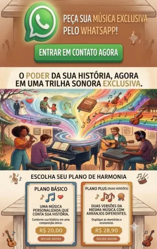 Peça sua Música contando a sua história.