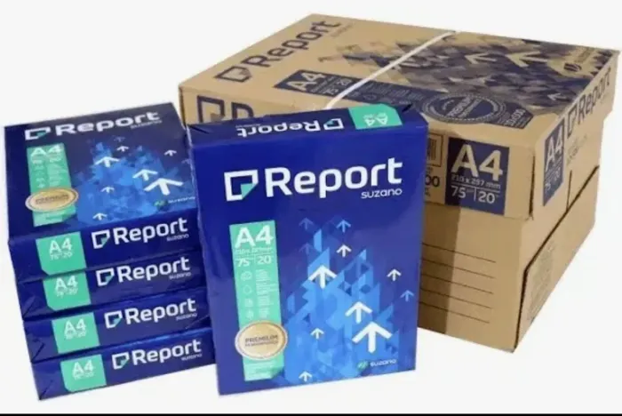 Papel Sulfite A4 Suzano Premium Report 75g Caixa C/10 Resmas