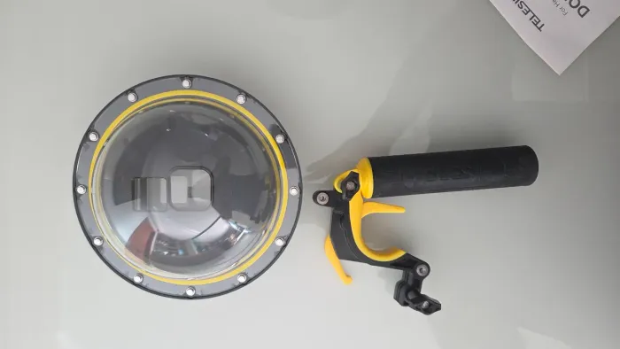 Domo para Go pro 9 a 12, aTelesim, com parte do cabo.