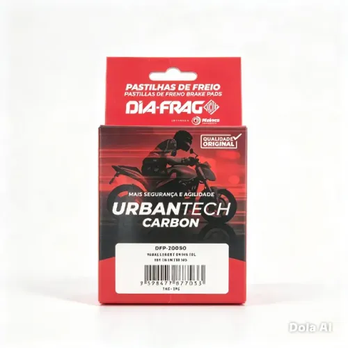 Pastilhas de Freio Dia-Frag DFP-20890 Urban Tech Carbon Yamaha Fazer 150 Factor 150 Origin