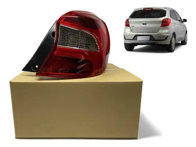 Lanterna Traseira Ford Ka Hatch Direita 2019 A 2022 Original Direito/passageiro Vermelho