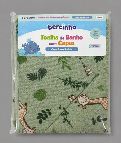 Toalha banho bebê