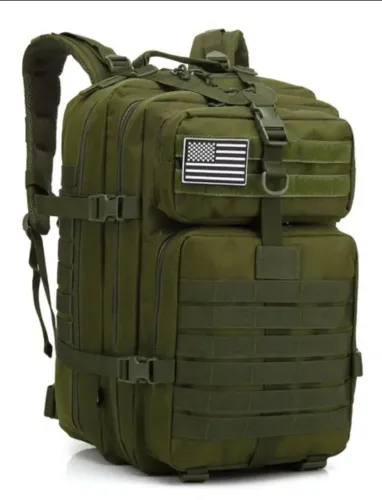 Mochila verde 60L
