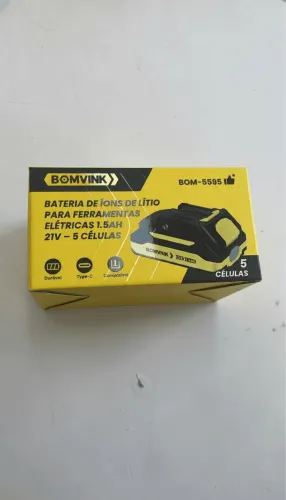 Bateria de Íons de Lítio Para parafusadeira elétrica 1.5Ah 21V 5