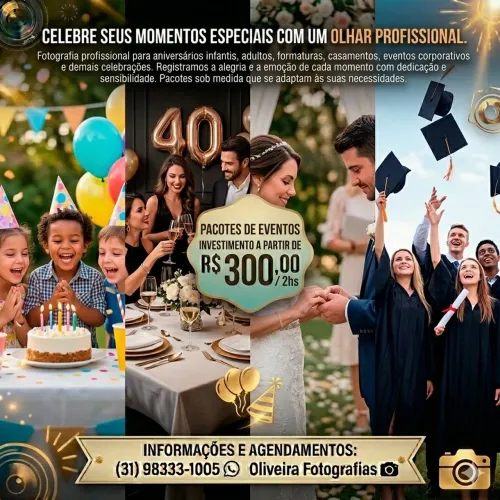 Cobertura Fotográfica Eventos (Período 2hs)