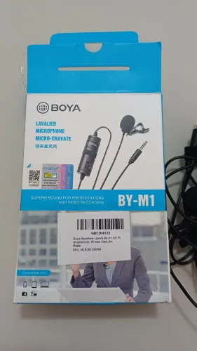 Microfone Lapela Boya BY-M1