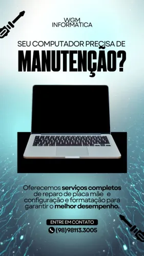 manutenção de notebooks e pcs e impressoras