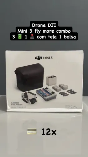 Drone DJI Mini 3 combo (lacrado)