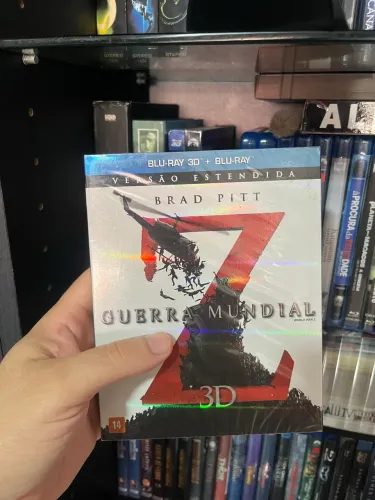Bluray 3d+ Bluray 2d guerra mundial Z lacrado 