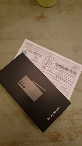 Celular Samsung Galaxy S24 Ultra 512gb titânio-cinza novo, nunca usado, lacrado e com nota