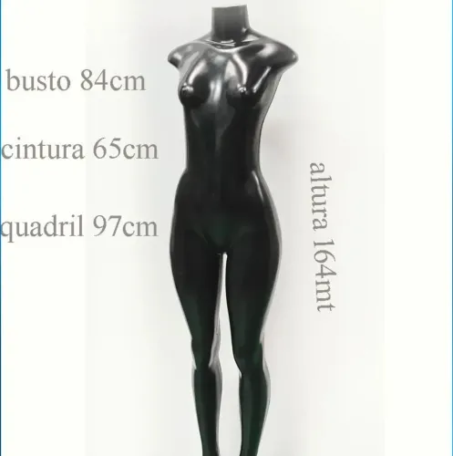 Manequim preto Feminino com base
